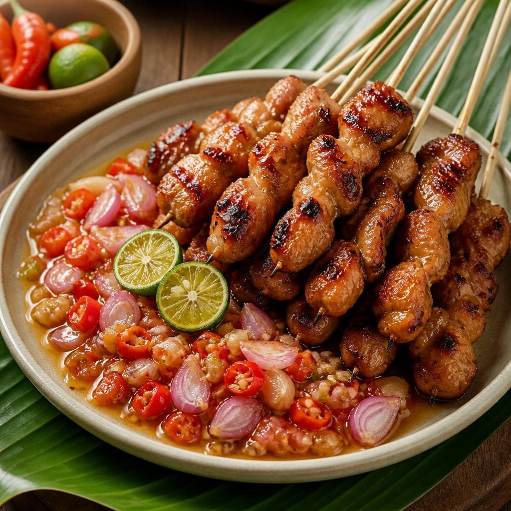 Sate Ayam Bumbu Plecing dari Sate Khas Senayan